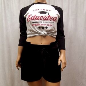 SUPER HIGH WAISTED VELVET SASH WAIST SHORTS IN BLACK